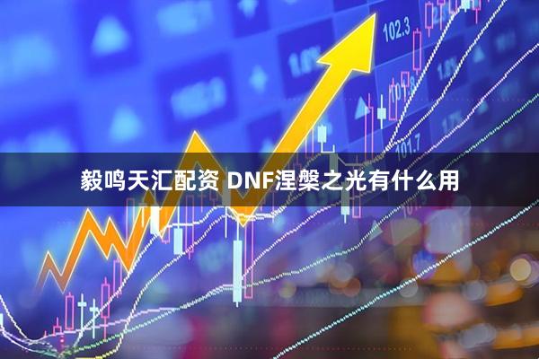 毅鸣天汇配资 DNF涅槃之光有什么用